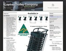 Tablet Screenshot of laptoptrolleycompany.com.au